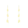 Boucles D'oreilles Pendantes Edinna Or Jaune