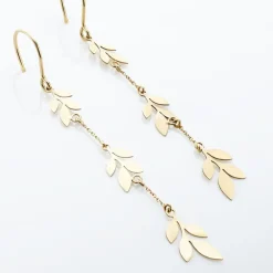 Boucles D'oreilles Pendantes Edinna Or Jaune