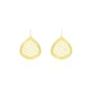 Boucles D'oreilles Pendantes Acier Doré Iwona