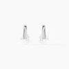 Boucles D'oreilles Pendantes Vera Argent Blanc Oxyde De Zirconium