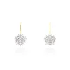 Boucles D'oreilles Pendantes Veronick Or Jaune Diamant