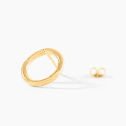 Boucles D'oreilles Pendantes Gracieuse Or Jaune