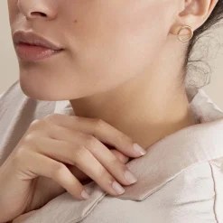 Boucles D'oreilles Pendantes Gracieuse Or Jaune