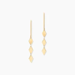 Boucles D'Oreilles Pendantes Epaphras Or Jaune
