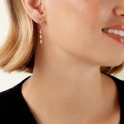 Boucles D'Oreilles Pendantes Epaphras Or Jaune