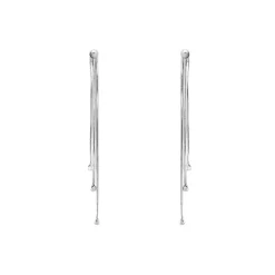 Boucles D'oreilles Pendantes Giorgia Argent Blanc