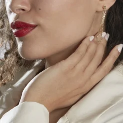 Boucles D'oreilles Pendantes Blinda Or Jaune