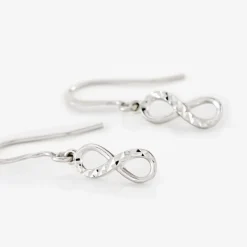 Boucles D'oreilles Pendantes Argent Blanc Teoxane