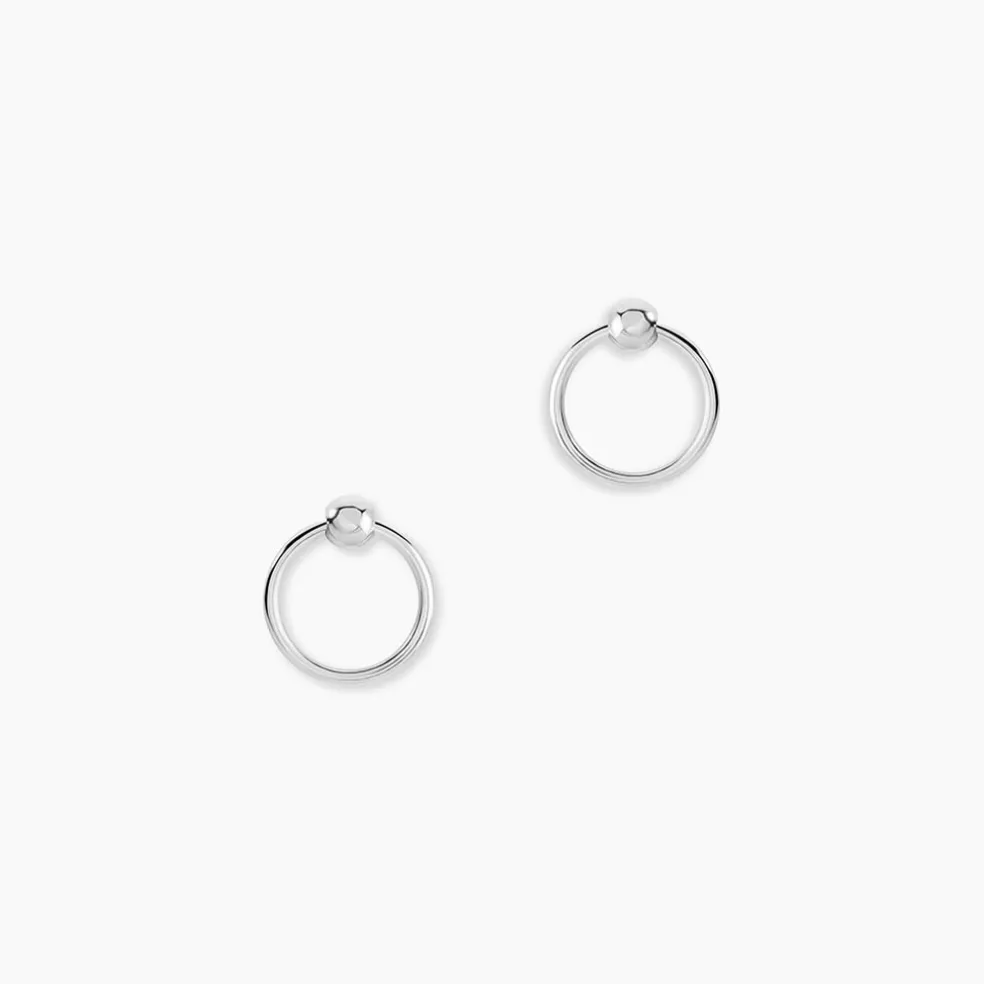 Boucles D'oreilles Pendantes Tatyanna Argent Blanc