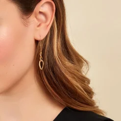 Boucles D'oreilles Pendantes Oralee Or Jaune