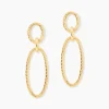Boucles D'Oreilles Pendantes Franklyn Or Jaune