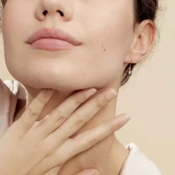 Boucles D'oreilles Pendantes Severiane Or Jaune Perle De Culture