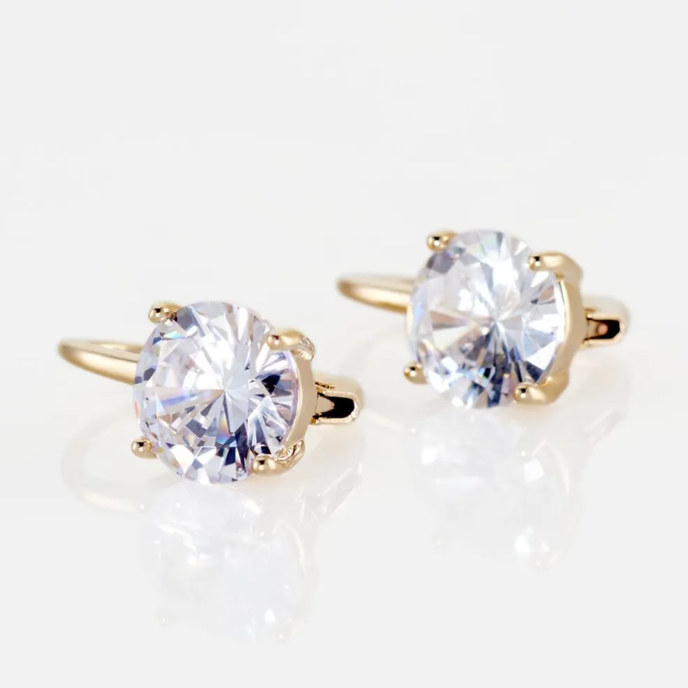 Boucles D'oreilles Pendantes Fippe Oxydes De Zirconium