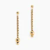 Boucles D'oreilles Pendantes Dayton Or Jaune