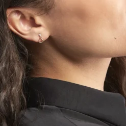 Boucles D'oreilles Pendantes Daria C艙ur Or Jaune