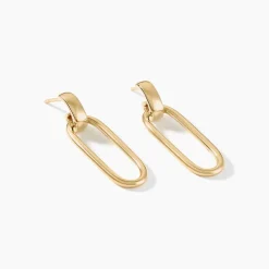 Boucles D'oreilles Pendantes Plaqué Or Lavrenti