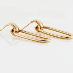 Boucles D'oreilles Pendantes Plaqué Or Lavrenti