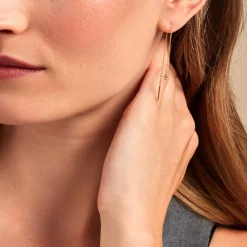 Boucles D'oreilles Pendantes Pendilla Or Jaune