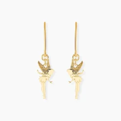 Boucles D'oreilles Pendantes Fee Or Jaune