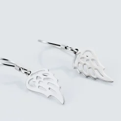 Boucles D'oreilles Pendantes Taiana Argent Blanc