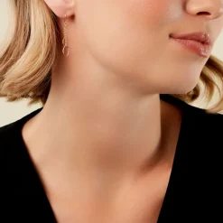 Boucles D'Oreilles Pendantes Ovidiu Or Jaune