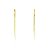 Boucles D'oreilles Pendantes Armoise Or Jaune