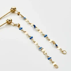 Boucles D'oreilles Pendantes Or Jaune Asteria