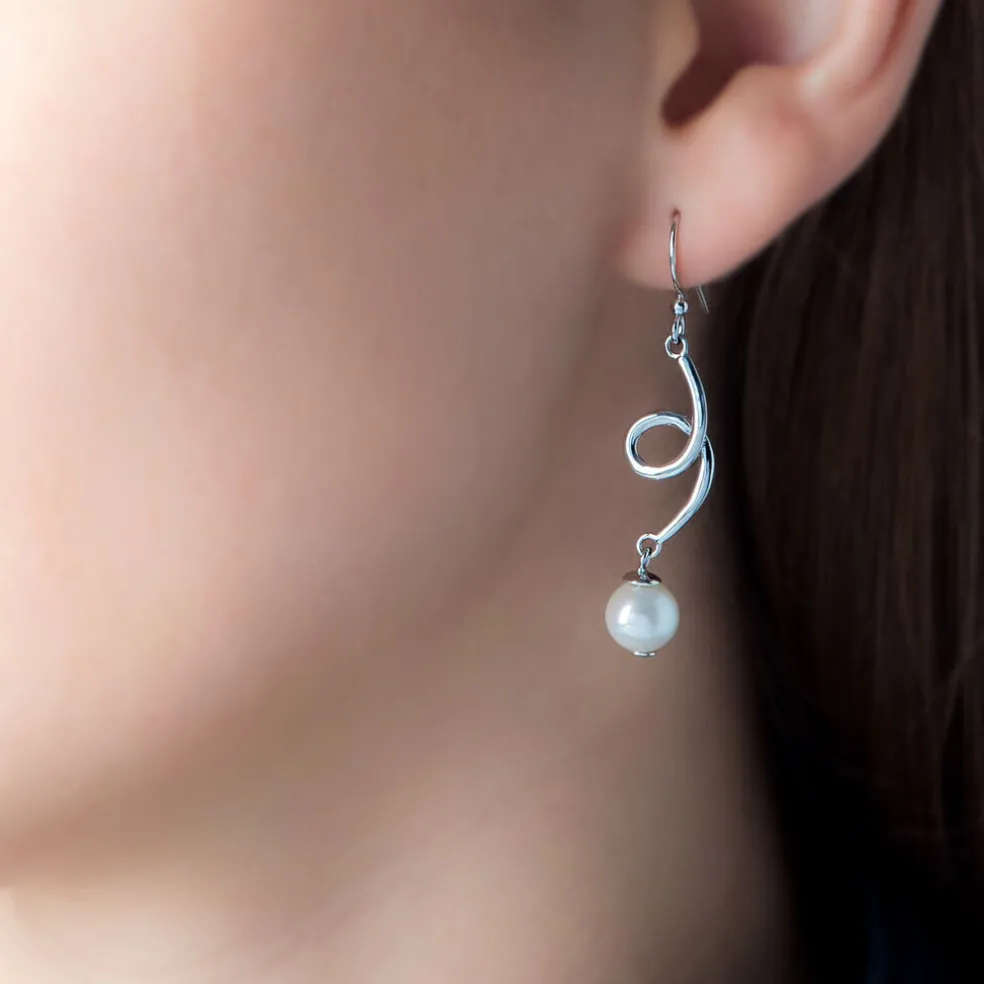 Boucles D'oreilles Perle D'imitation