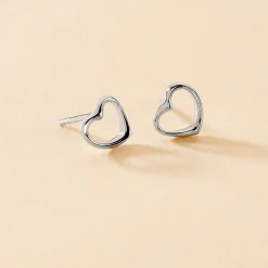 Boucles D'oreilles Puces Amerigo Argent Blanc