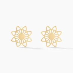 Boucles D'oreilles Puces Albiorica Or Jaune