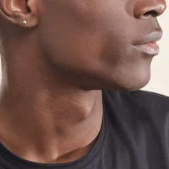 Boucles D'oreilles Puces Aphrodite Or Blanc Diamant