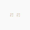 Boucles D'Oreilles Puces Aphrodite Or Jaune Diamant