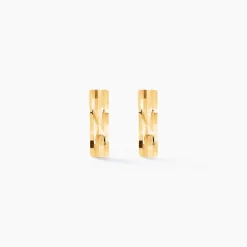 Boucles D'oreilles Puces Ash Or Jaune