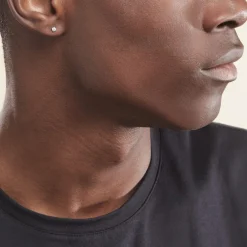 Boucles D'oreilles Puces Aphrodite Or Blanc Diamant