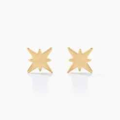 Boucles D'oreilles Puces Alisee Plaqué Or Jaune