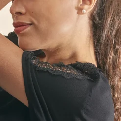 Boucles D'oreilles Puces Akoya Or Jaune Perle De Culture D'akoya