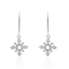 Boucles D'oreilles Puces Anea Or Blanc Diamant