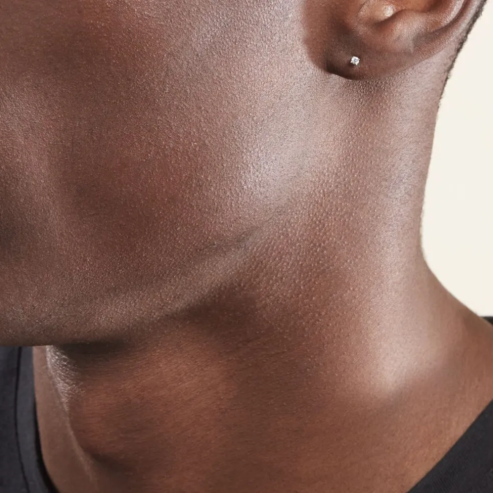 Boucles D'oreilles Puces Aphrodite Or Blanc Diamant