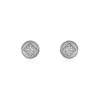 Boucles D'oreilles Puces Alexine Argent Blanc Oxyde De Zirconium