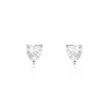 Boucles D'oreilles Puces Breana Argent Blanc Oxyde De Zirconium