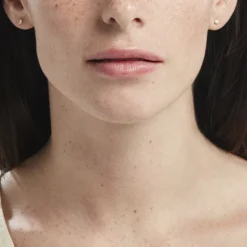 Boucles D'oreilles Puces Berberis Or Jaune Oxyde