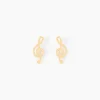 Boucles D'oreilles Puces Bayram Musique Or Jaune