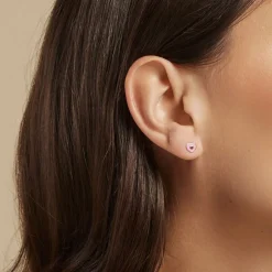 Boucles D'oreilles Puces Cintae Or Jaune