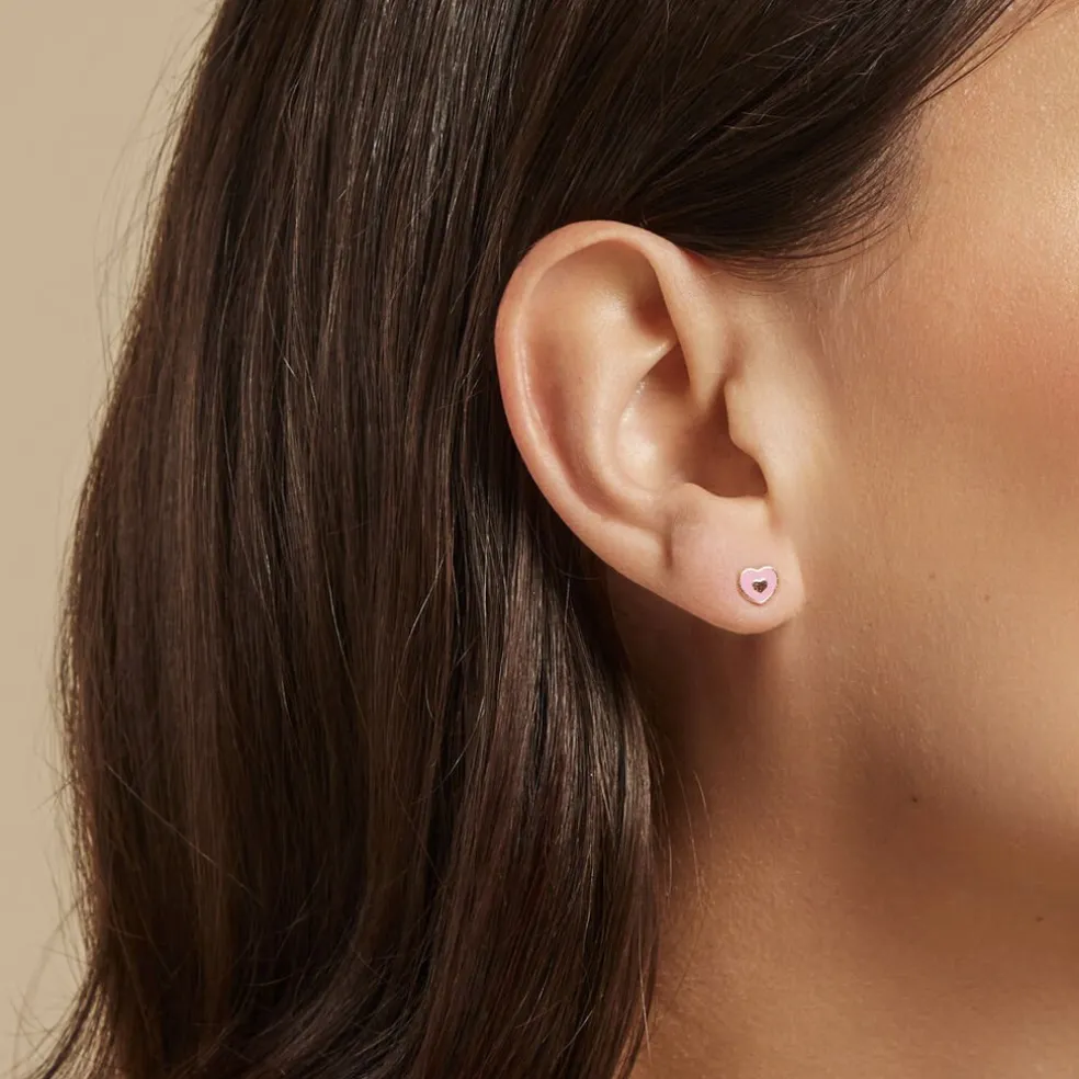 Boucles D'oreilles Puces Cintae Or Jaune