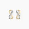 Boucles D'oreilles Puces Chacha Or Jaune Diamant