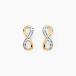 Boucles D'oreilles Puces Chacha Or Jaune Diamant