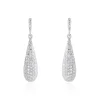 Boucles D'oreilles Puces Celine Or Blanc Diamant