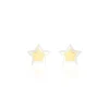 Boucles D'oreilles Puces Cleomelia Etoile Or Jaune