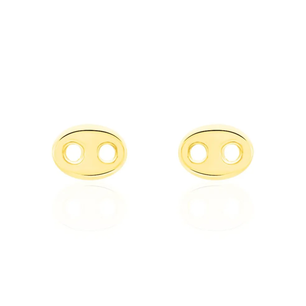Boucles D'oreilles Puces Cara Or Jaune