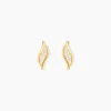 Boucles D'oreilles Puces Caline Or Jaune Diamant